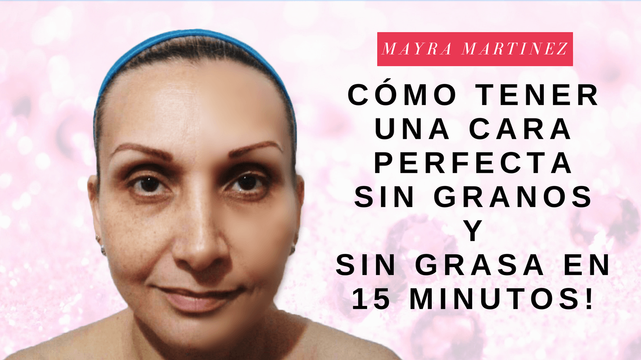 granos sin grasa en la cara